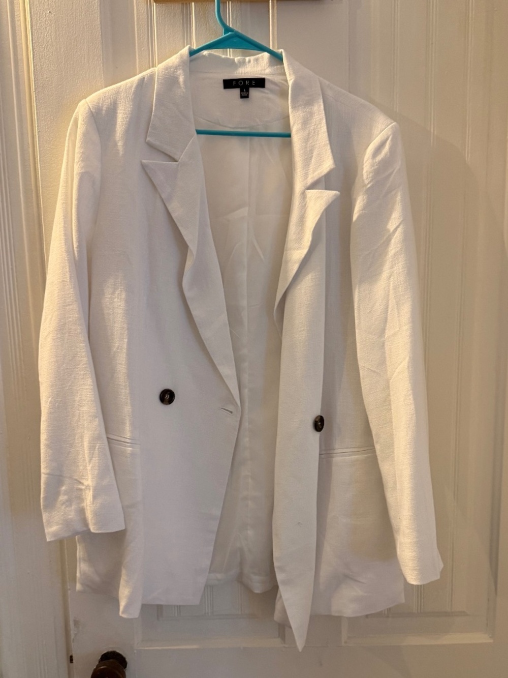 NWOT FORE white blazer